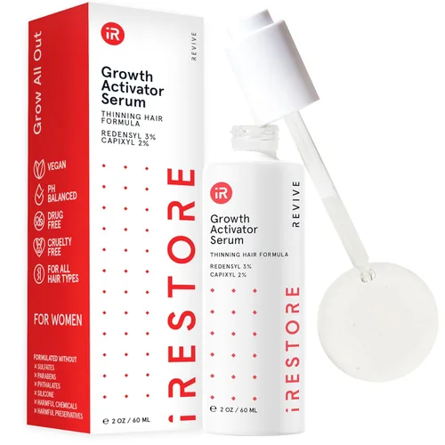 iRESTORE Suero para el cuero cabelludo | Suero para el crecimiento del cabello para mujeres y hombres | Lo mejor para adelgazamiento del cabello |