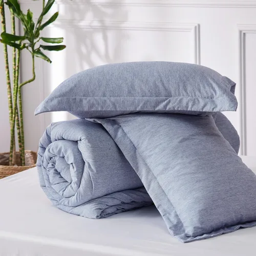 Miniatura 183 de Bedsure Juego de edredón Twin/Twin XL, ropa de cama suave beige para todas las estaciones, juego de cama teñido catiónico, 2 piezas, 1 edredón