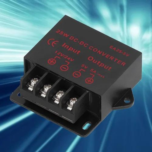 Miniatura 5 de EA25-5V 12V a 5V 5A Coche LED Suministro 25W DC Módulo 24V Caída 5V Coche Modificado Suministro Transformador Módulo