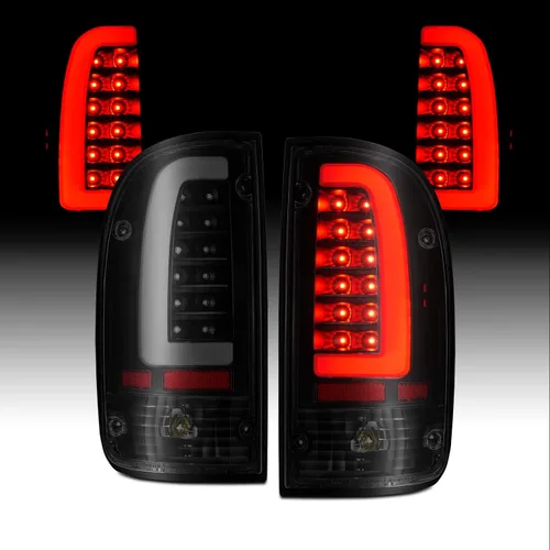 Miniatura 9 de AmeriLite juego de luces traseras de repuesto cromadas OE para Toyota Tacoma 1995-2000 con conjunto de arnés de bombilla - lado del pasajero