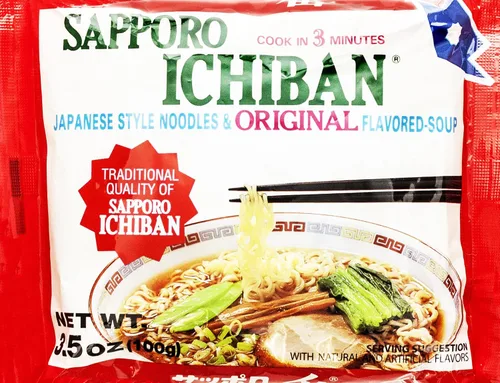 Miniatura 8 de adhesivos Nuevos [SAPPORO ICHIBAN] Fideos Ramen, Sabor Salsa de Soja Original, Fideos Instantáneos Japoneses de Probada Calidad N.º 1 (3.5 Oz)