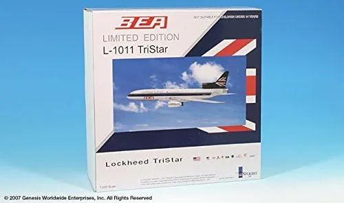 Miniatura 5 de A bordo 200 BEA/Demostración oriental N305EA L1011 Escala 1:200 - Modelo de avión fundido a presión - Parte # A012-IF011001