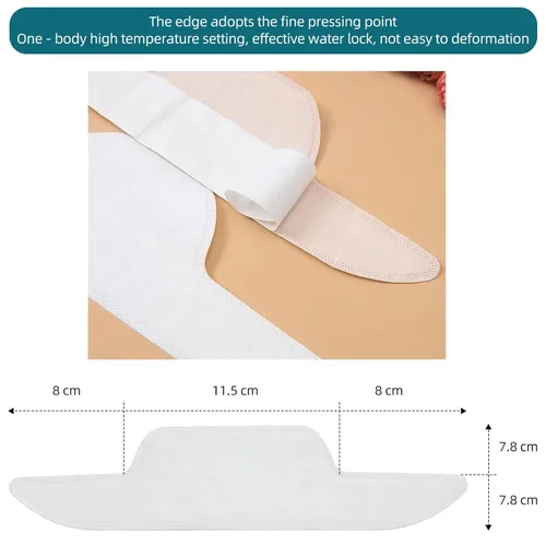 Miniatura 6 de Almohadillas absorbentes para el sudor del cuello, CANAGROW 80 unidades de protectores desechables autoadhesivos para el cuello, anti-manchas