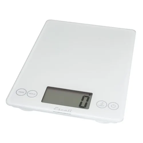 Miniatura 4 de Escali Arti Glass Food Scale Digital Countertop Kitchen, Baking and Cooking Scale with Nutrition and Calorie Counter, 15-Pound Capacity, 9" x 6.5" x