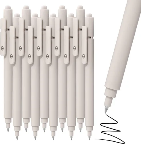 Bolígrafos de gel de 0.020 in, tinta negra, de secado rápido, bolígrafos de punta fina, bolígrafos de escritura suave, bonito juego de regalos