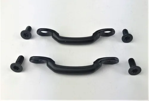 Miniatura 4 de 2 correas de límite de puerta con tornillos Torx utilizados para todos los Jeep Wranglers de 1976 a 2006 / modelos CJ, YJ y TJ