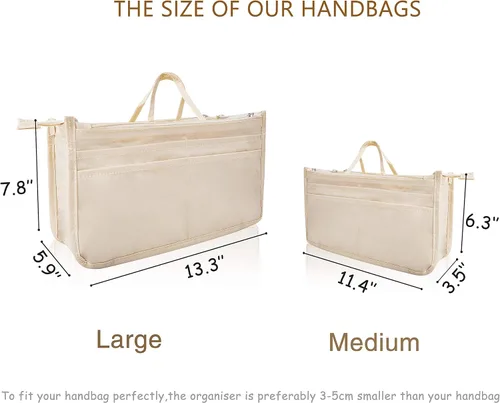 Miniatura 24 de Bolso de mano estilo cartera de Vercord para mujer con organizador incorporado, estampado bien definido, con manijas y cremallera, tamaño 2
