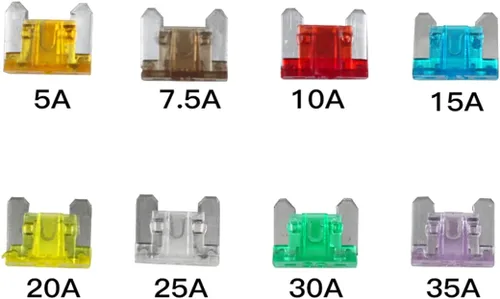 Miniatura 6 de Adaptador TAP de fusible para automóvil de calibre 16, 2 piezas, para fusibles tipo cuchilla de perfil bajo + 8 piezas de mini fusible de perfil