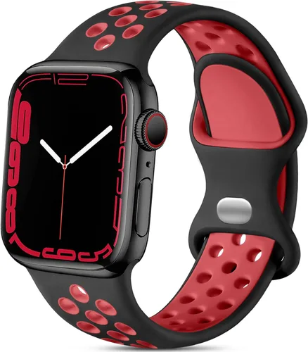Miniatura 13 de Lerobo - Bandas deportivas compatibles con Apple Watch Band de 40 mm, 41 mm, 38 mm y 42 mm para Series 11, 10 para mujeres y hombres, suaves bandas