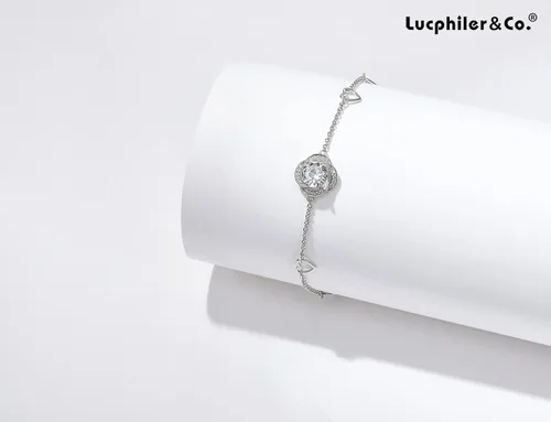 Miniatura 2 de Lucphiler & Co. Christmas Day Infinity, Interlocking Circle, Heart, Flower, 4 Leaf Clover Charm Anklet Gift, Adjustable Large Bracelet for Women