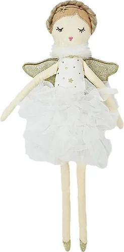 Miniatura 10 de MON AMI Muñeca de ángel de peluche de 15 pulgadas, muñeca de felpa suave y elegante para niñas pequeñas, uso como juguete o decoración de habitación