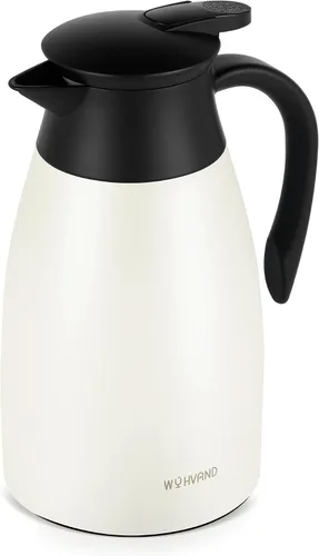 Miniatura 16 de Jarra de café de 34 onzas aisladas, jarras de café de acero inoxidable para mantener el calor, jarras térmicas a prueba de polvo para fiestas