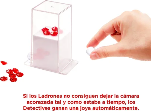 Miniatura 6 de Mattel Jewel Heist - Juego de estrategia de equipo con tabla, bóveda, joyas, juego de roles misterioso, deducción social para adultos, familias
