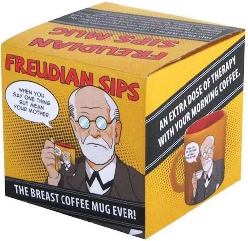 Miniatura 4 de Freudian Sips Taza de café - Revierta años de represión mientras bebe su café - Viene en una divertida caja de regalo