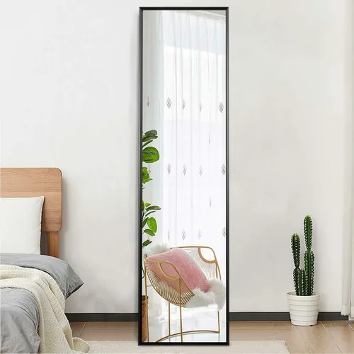 Miniatura 34 de KIAYACI - Espejo para pared de cuerpo completo, espejo para dormitorio o vestidor, se puede colocar de pie, colgado o apoyado contra la pared