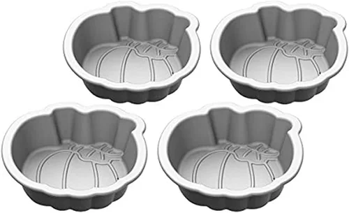 Miniatura 7 de Cuisinart Juego de 4 sartenes estriadas para tartaletas, mini, gris acero Aleación de acero