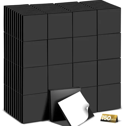 DIYMAG Imán magnético de punto con autoadhesivo, 150 piezas de imanes cuadrados de 0,8 x 0,08 pulgadas, cinta magnética, láminas magnéticas