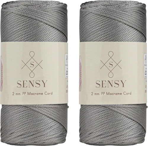 Miniatura 68 de Sensy Premium Cuerda de Poliéster de 2mm 251 Yardas Cuerda de Polipropileno 100% Cordón de Macramé 2mm Cordón para Bolsa de Ganchillo Cuerda
