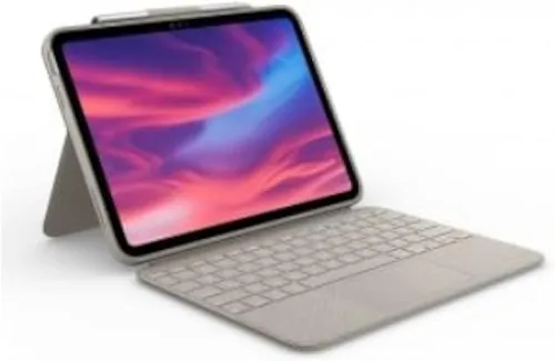 Logitech Combo Touch - Funda de teclado desmontable para iPad de 10ª generación con trackpad de gran precisión, teclado retroiluminado de tamaño