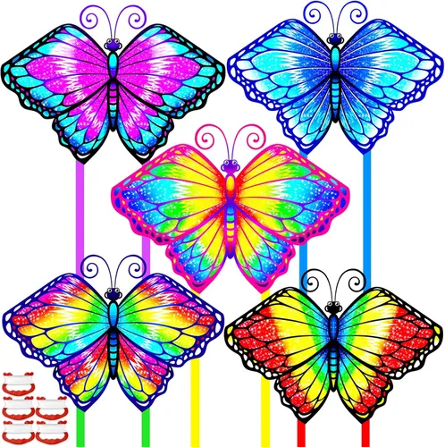YongnKids Cometa para niños fácil de volar – Cometas para niños, niñas, niños y adultos, fácil de volar, perfecto para Pascua, cumpleaños, idea de