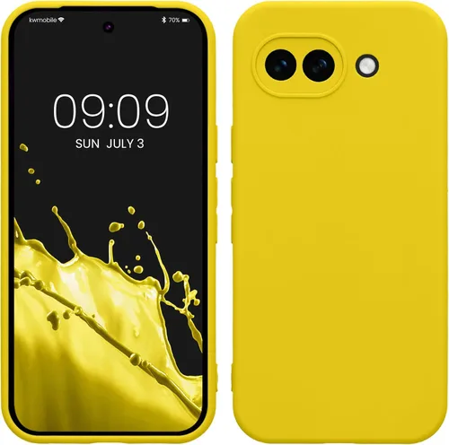 Miniatura 232 de kwmobile Funda compatible con Google Pixel 9 Pro - Funda protectora delgada de TPU para teléfono - Acabado mate suave - Negro mate