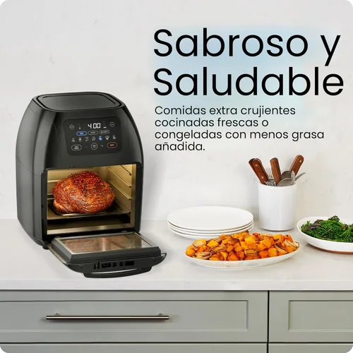 Miniatura 3 de CHEFMAN Freidora de aire digital multifuncional+ asador, deshidratador, horno de convección, 17 ajustes preestablecidos de pantalla táctil