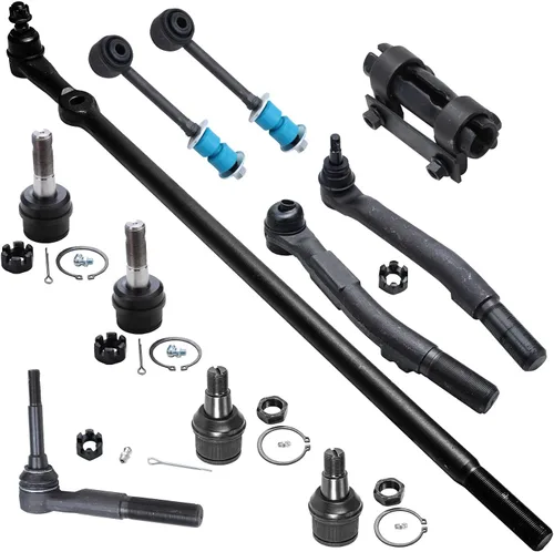 Miniatura 13 de Detroit Axle – Kit de suspensión delantera para Hyundai 2013-2018 Santa Fe 2 enlaces de barra de estabilizador 4 varillas de amarre interiores