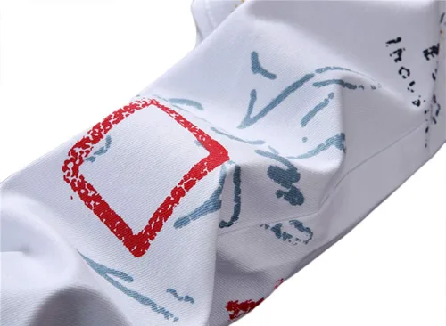 Miniatura 4 de Enrica Pantalones vaqueros estampados casuales para hombre