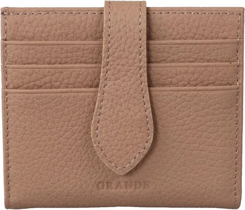 Miniatura 10 de Grande -3803 Cartera unisex, Azul (Iced Blue), Cartera delgada de cuero con cierre a presión pequeño