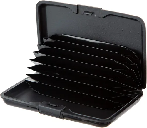 Miniatura 5 de Billetera de aluminio con bloqueo RFID delgado de metal para tarjetas de crédito, S