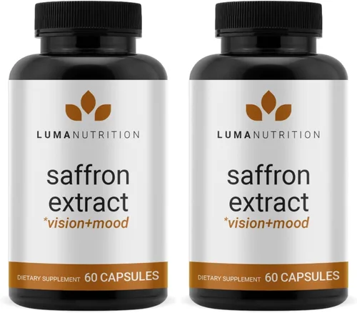 Miniatura 9 de Luma Nutrition Cápsulas de extracto de azafrán – Suplementos de azafrán premium – Pastillas de azafrán puro de 88.50 mg – Apoyo al estado de ánimo