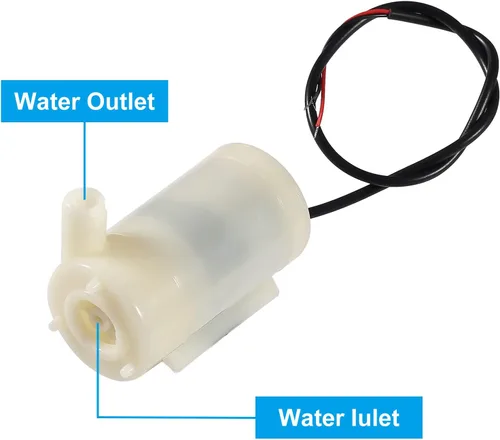 Miniatura 2 de 4 piezas DC 3-5 V micro sumergible mini bomba de agua para acuarios pecera estanque fuente hidropónica jardín