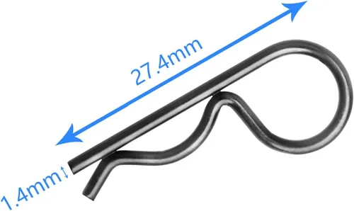 Miniatura 7 de Hobbypark - 20 clips universales para carrocería de automóvil a control remoto y retenedores para 1/10 Traxxas Arrma Axial Losi y All 1/8 Redcat HPI