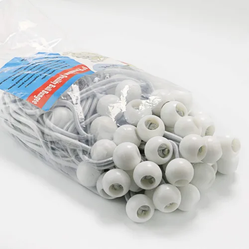 Miniatura 13 de Wellmax - Paquete de 100 cuerdas elásticas de bolas de 6 pulgadas – Resistentes, versátiles y construidas para durar, ideales para camping, amarres