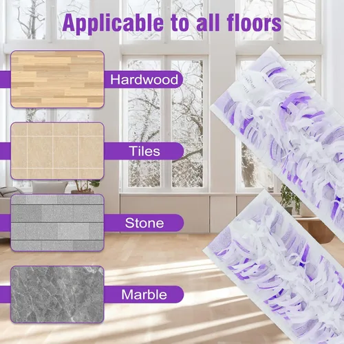 Miniatura 4 de 20 paquetes de almohadillas de recambio para Swiffer Power Mop, almohadillas de recambio para barrer múltiples superficies y madera, almohadillas