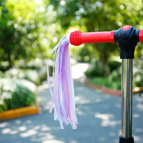Miniatura 6 de Bike Wheel Spokes Beads + Kid Bike Bell + Kids Bike Streamers, Spoke Plastic Clip Round Decor Beads, Flower Bicycle Bell, Colorful Bike Handlebar