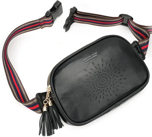 APHISON Fanny Packs for Women Belt Bag Crossbody Bags for Women Mini Everywhere Fashion Waist Bag Vegan Leather Purse with Adjustable Strap