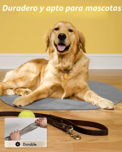 Miniatura 6 de Tapete Absorbente para Comida de Perros - Tapete para Perros y Gatos para Cuenco de Comida y Agua, Tapete para Comida de Mascotas de Secado Rápido