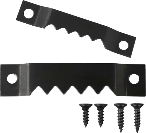 Miniatura 8 de Colgadores Grandes de Dientes de Sierra para Marcos de Fotos con Tornillos - Paquete de 30, Soporta 50 Libras, Ganchos para Colgar Cuadros