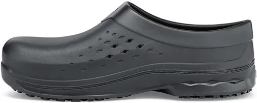 Miniatura 4 de Shoes for Crews Radium, Men's, Women's, Unisex Slip Resistant Work Clogs, Water Resistant, Black