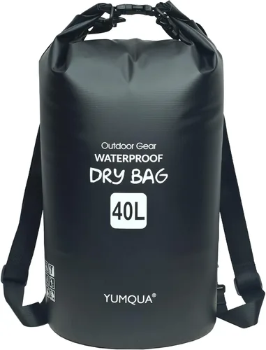 Miniatura 37 de YUMQUA Bolsas secas impermeables 5L/10L/20L/30L/40L para mujeres y hombres, bolsa seca flotante enrollable bolsa de almacenamiento impermeable