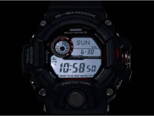 Miniatura 5 de Casio Reloj solar G-Shock para hombre durante todo el año, Negro -, Correa
