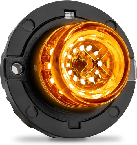 Lamphus SnakeEye III Ámbar 12W LED Luz Estroboscópica Oculta [Montaje Cónico de Faro / Luz Trasera] [Clasificación SAE] Luz de Emergencia