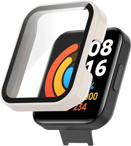 Miniatura 7 de [Paquete de 6] Funda Senter con protector de pantalla de vidrio templado integrado para reloj inteligente Redmi Watch 2 Lite, funda rígida