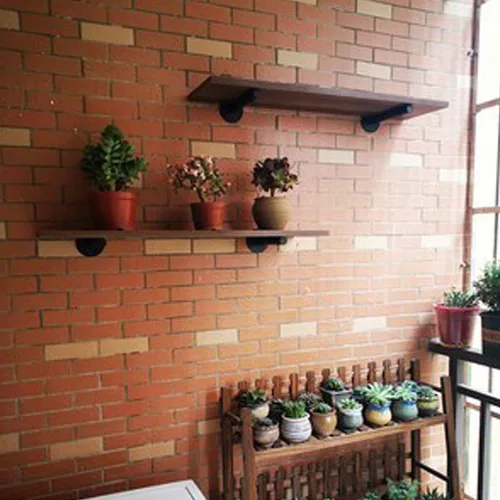 Miniatura 5 de Soporte de tubo de hierro flotante oculto, soporte de estante de tubo redondo de pared, soportes para estanterías de bricolaje, resistencia de 88