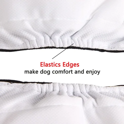 Miniatura 8 de Vecomfy Bandas para el Vientre para Pañales de Perros Machos (Paquete de 5), Premium Lavables Reutilizables Envolturas Medianas para el Vientre