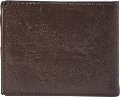 Miniatura 58 de Fossil Billetera plegable de cuero para hombre con ventana de identificación abatible para hombres