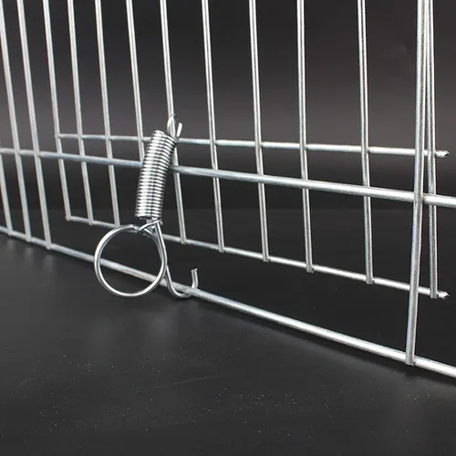 Miniatura 3 de Pestillo de resorte para puerta, gancho de resorte de metal para fijar conejo, perro, gato, loro, conejillo de indias, conejo, puerta de jaula de 10