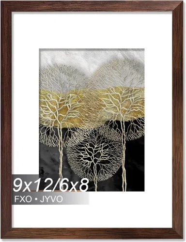 Miniatura 143 de Fxojyvo Marco de Fotos de 4x6, Muestra Foto de 3.5x5 con Paspartú o 4 x 6 Sin Paspartú, Liviano y de Alta Transparencia Marco de 4 por 6 para Pared