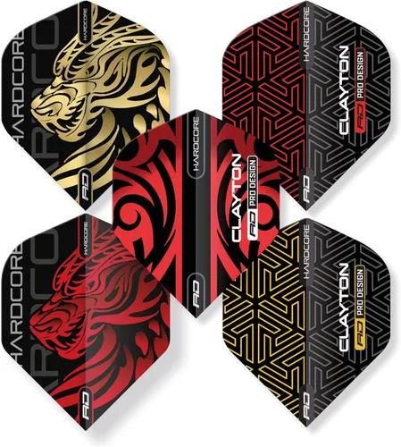 Miniatura 7 de RED DRAGON Dart Flight Collections 5 juegos por paquete (15 vuelos en total)